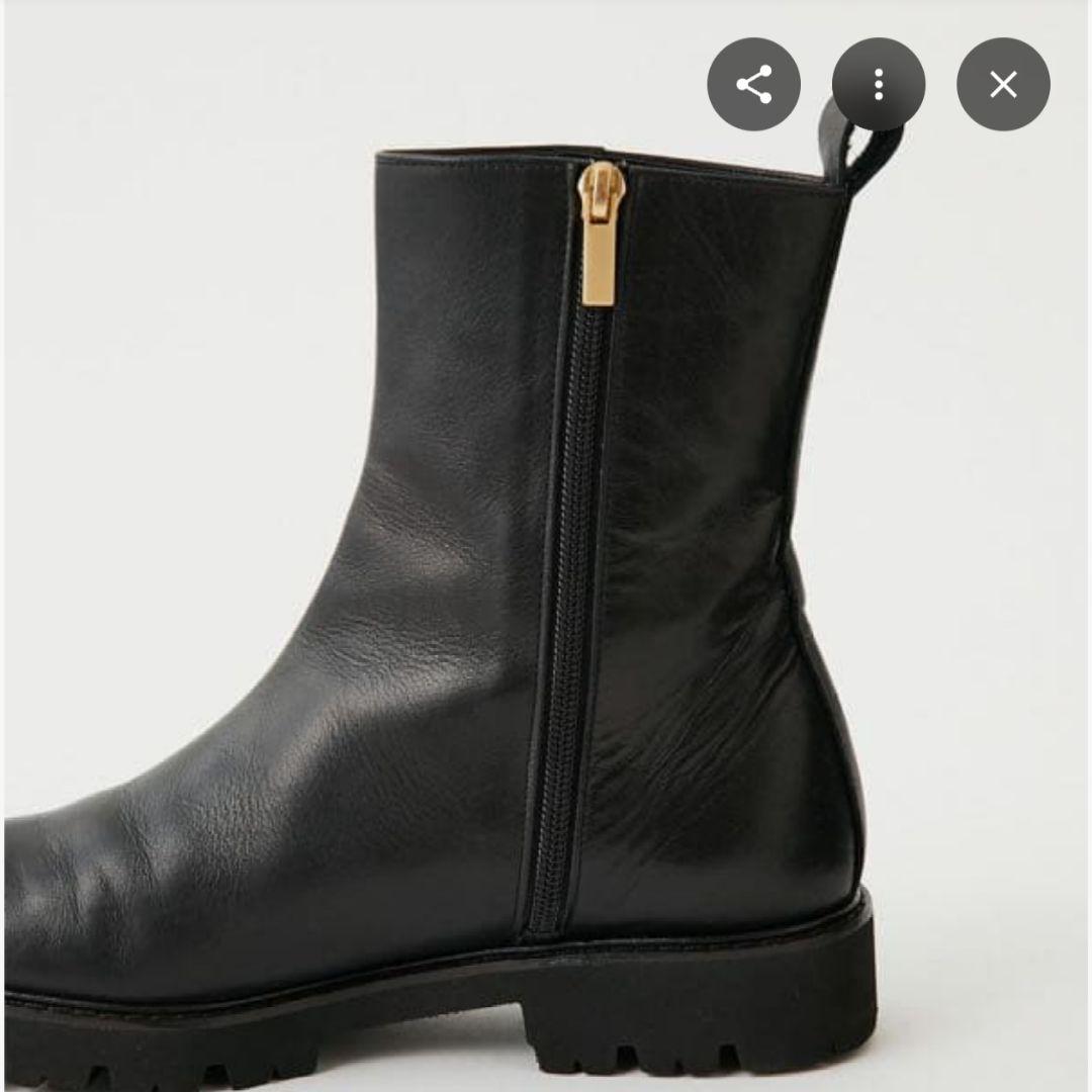 2.718 ブラック コンバットブーツ