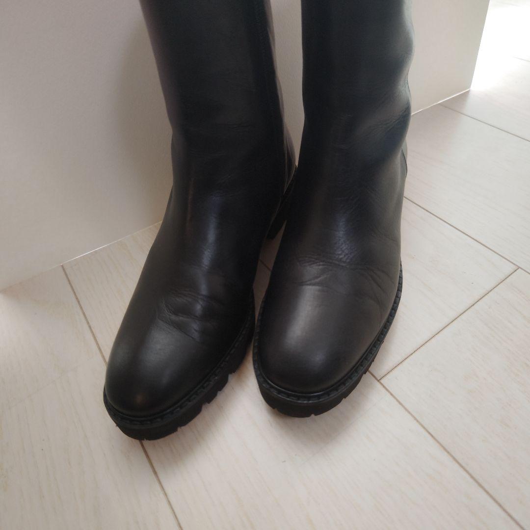 2.718 ブラック コンバットブーツ