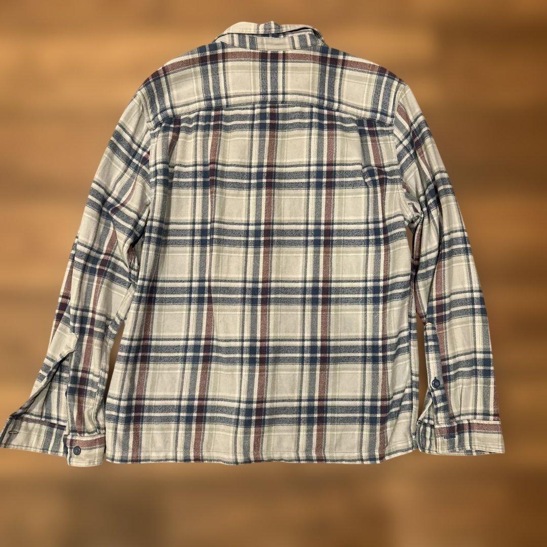 パタゴニア　ネルシャツ　ブルーチェック柄