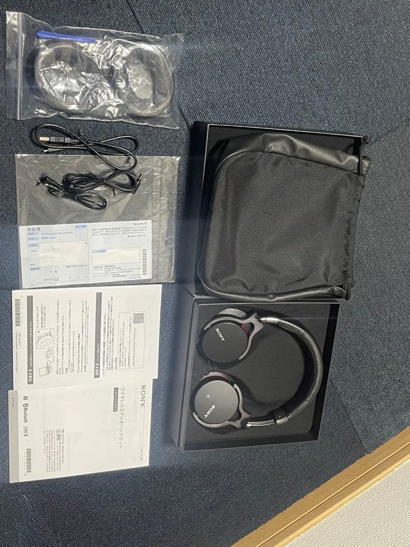 SONY MDR-1ABT ワイヤレスヘッドホン　イヤーパッド新品付き