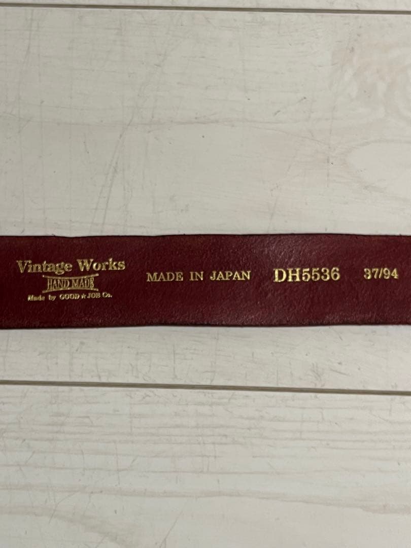 最終価格‼️VINTAGE WORKS レザーベルト DH5536 37