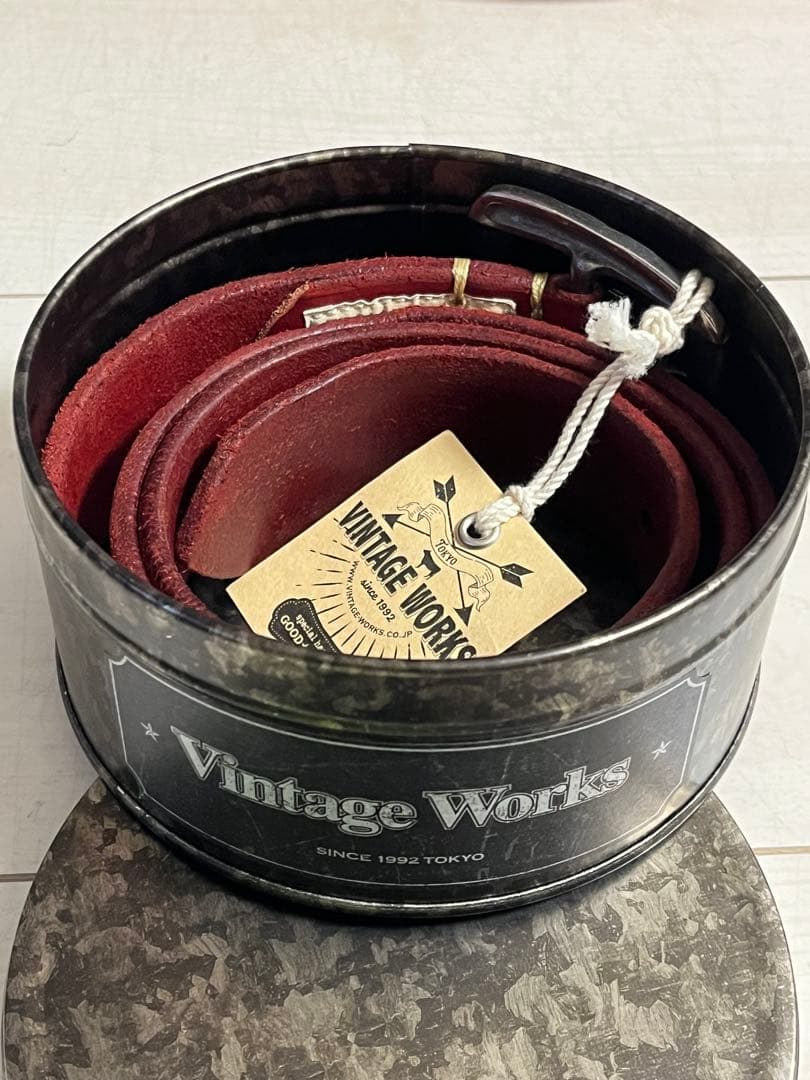 最終価格‼️VINTAGE WORKS レザーベルト DH5536 37