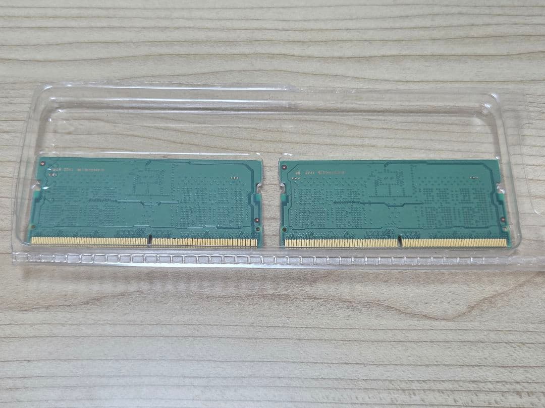 16GB Samsung DDR5 8GBx2 SO-DIMM 4800 メモリ