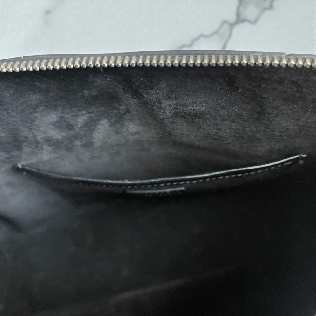 アイビー様美品 HIROFU ヒロフ ロゴ型押し レザー ミニ ボストンバッグ