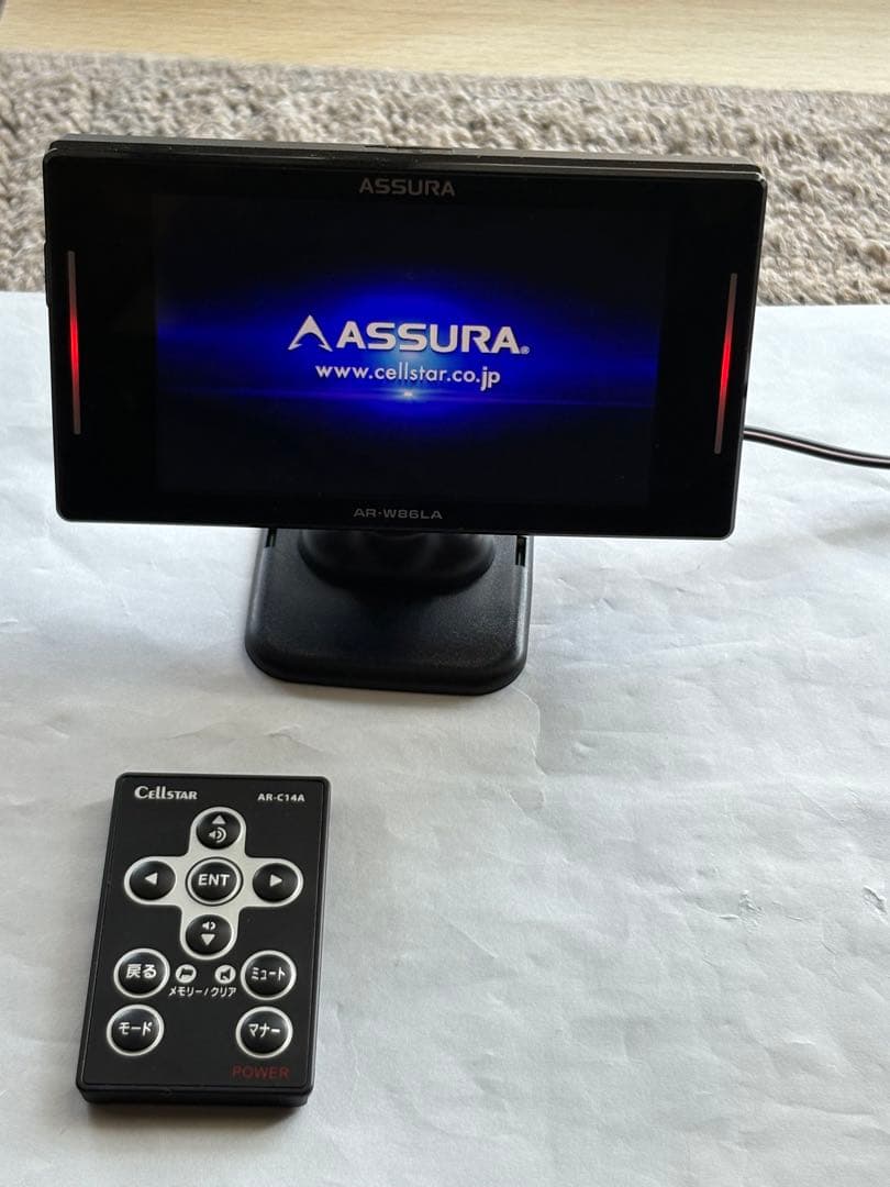 ASSURA AR-W86LA GPSレーダー探知機本体