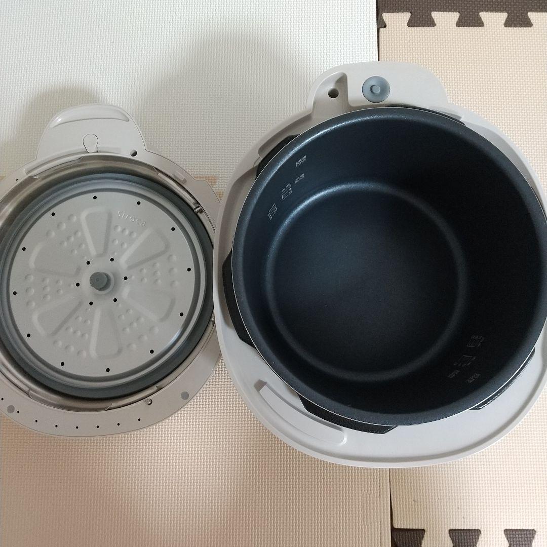 電気圧力鍋 シロカ 5L SP-5D152取り外し可能内鍋