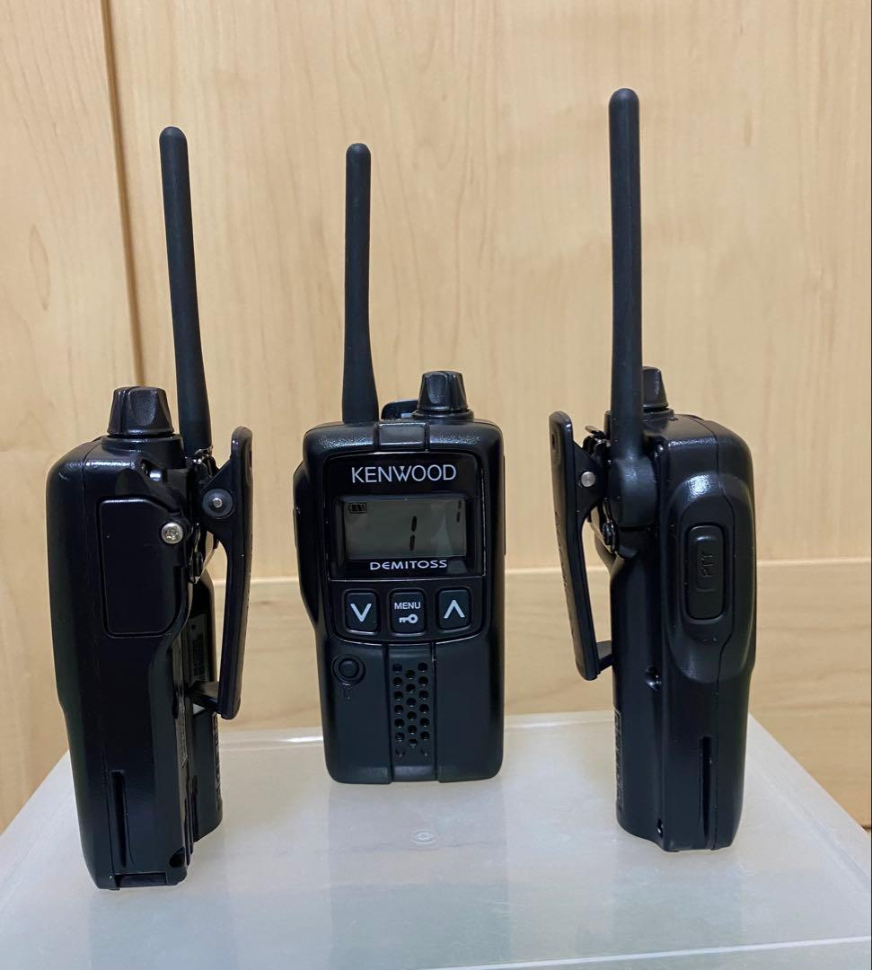 KENWOOD DEMITSOSS トランシーバー 3台セット 無線機