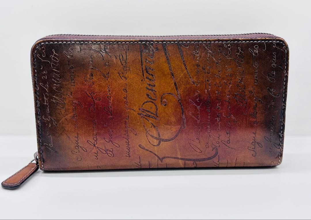 ベルルッティ 長財布ラウンドジップ カリグラフィー スクリット BER パティー