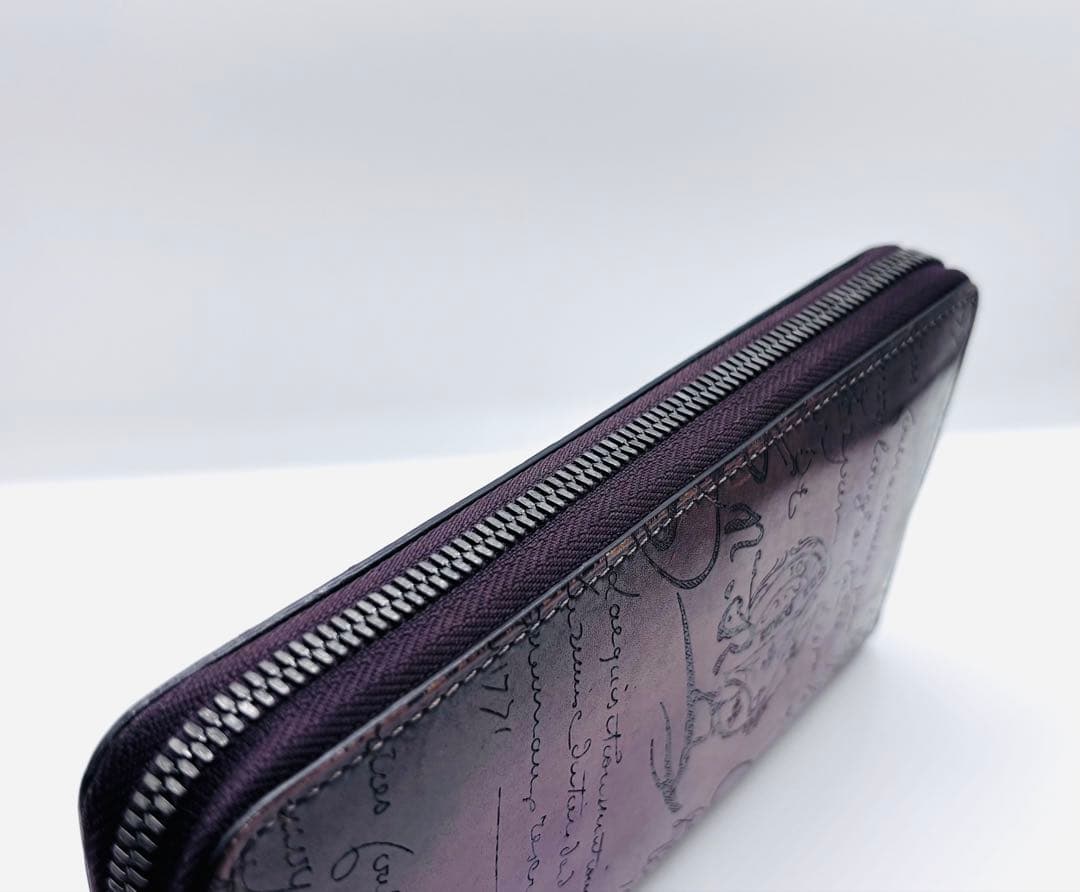 ベルルッティ 長財布ラウンドジップ カリグラフィー スクリット BER パティー