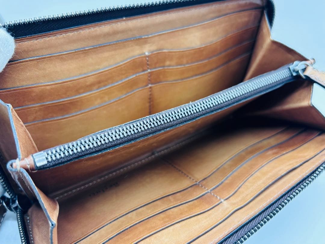 ベルルッティ 長財布ラウンドジップ カリグラフィー スクリット BER パティー