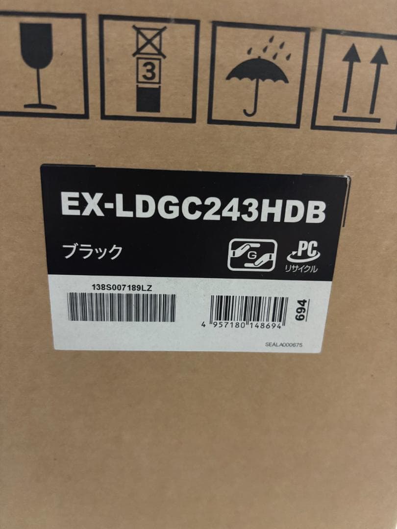 I-O DATA 23.8インチ モニター 本体 EX-LDGC243HDB