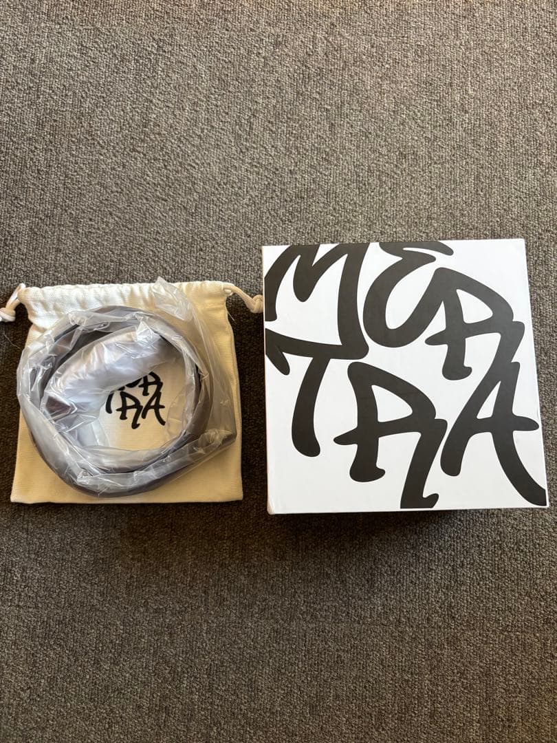 MERTRA Alligator Skin Belt ロゴバックルベルト