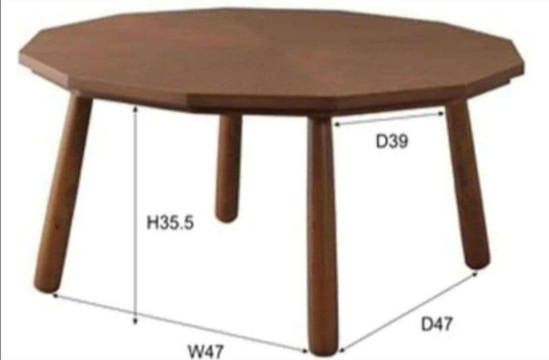 激安 東谷 こたつテーブル W80×D80×H39cm KT-110 新品