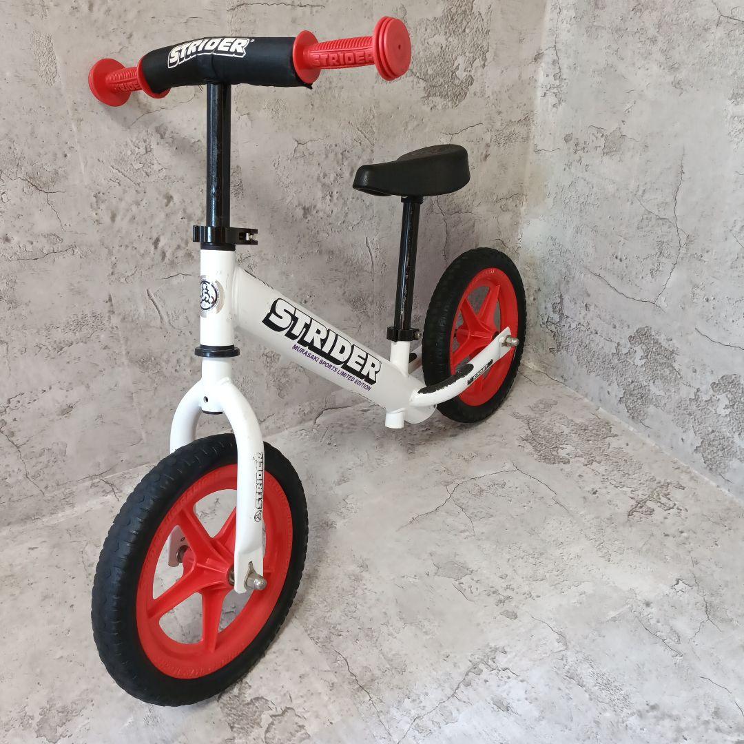 ストライダーstrider sportムラサキスポーツ限定モデル12インチ赤白