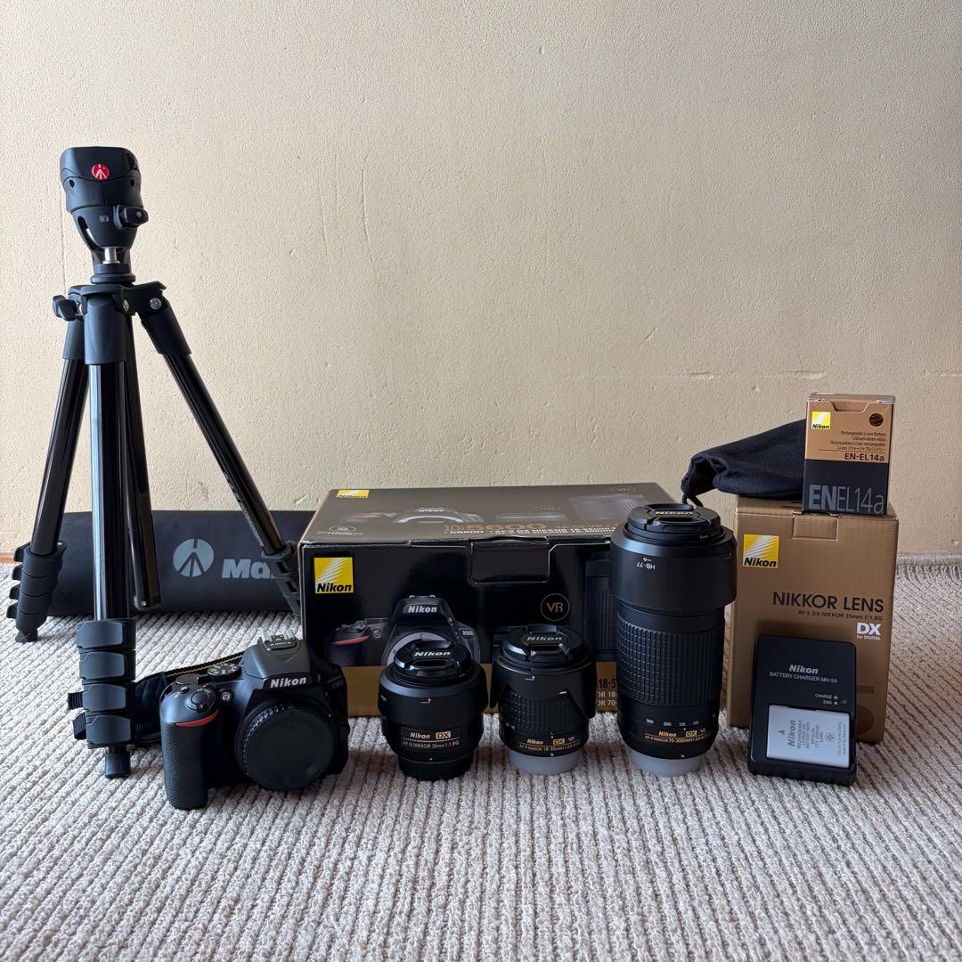 【ルーシー】Nikon D5600 ダブルズームキット＋単焦点レンズ