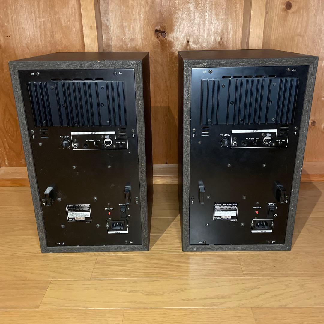 【音出し確認済】SONY SMS-2P RS ペア　パワード・スピーカー