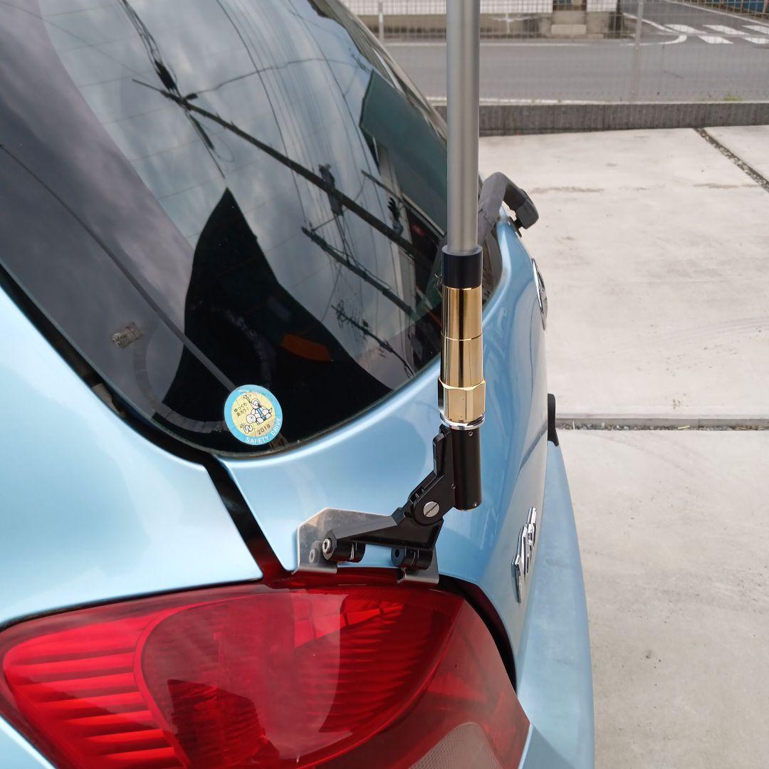 国産パイオニアパーソナルアンテナ・取り付基台風林火山黒色