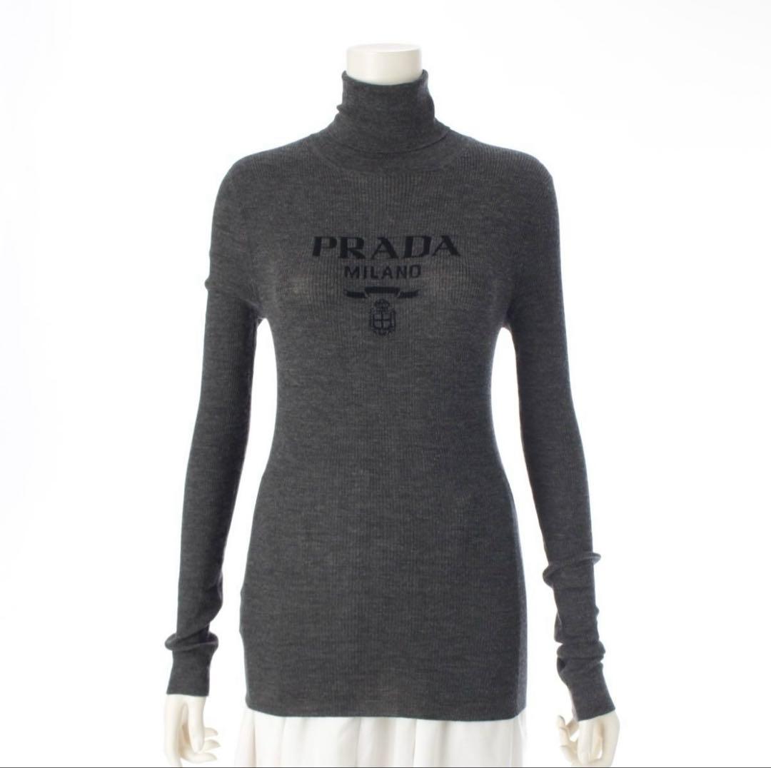 PRADA ロゴ セーター ニット サナ着用