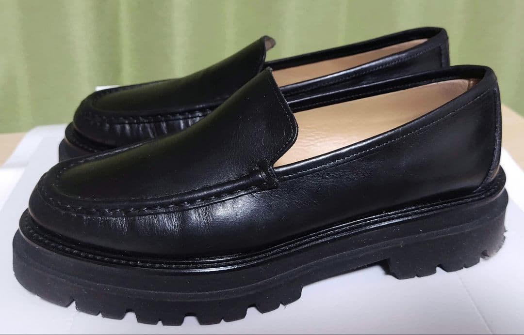 ✦極美品✦ PASCUCCI ローファー パスクッチ 厚底 黒 36 スリッポン