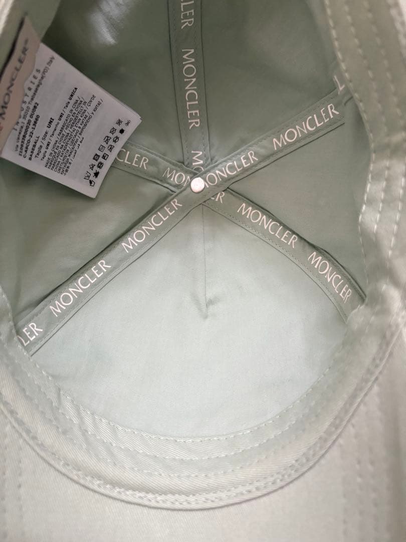 MONCLER ミントグリーン キャップ