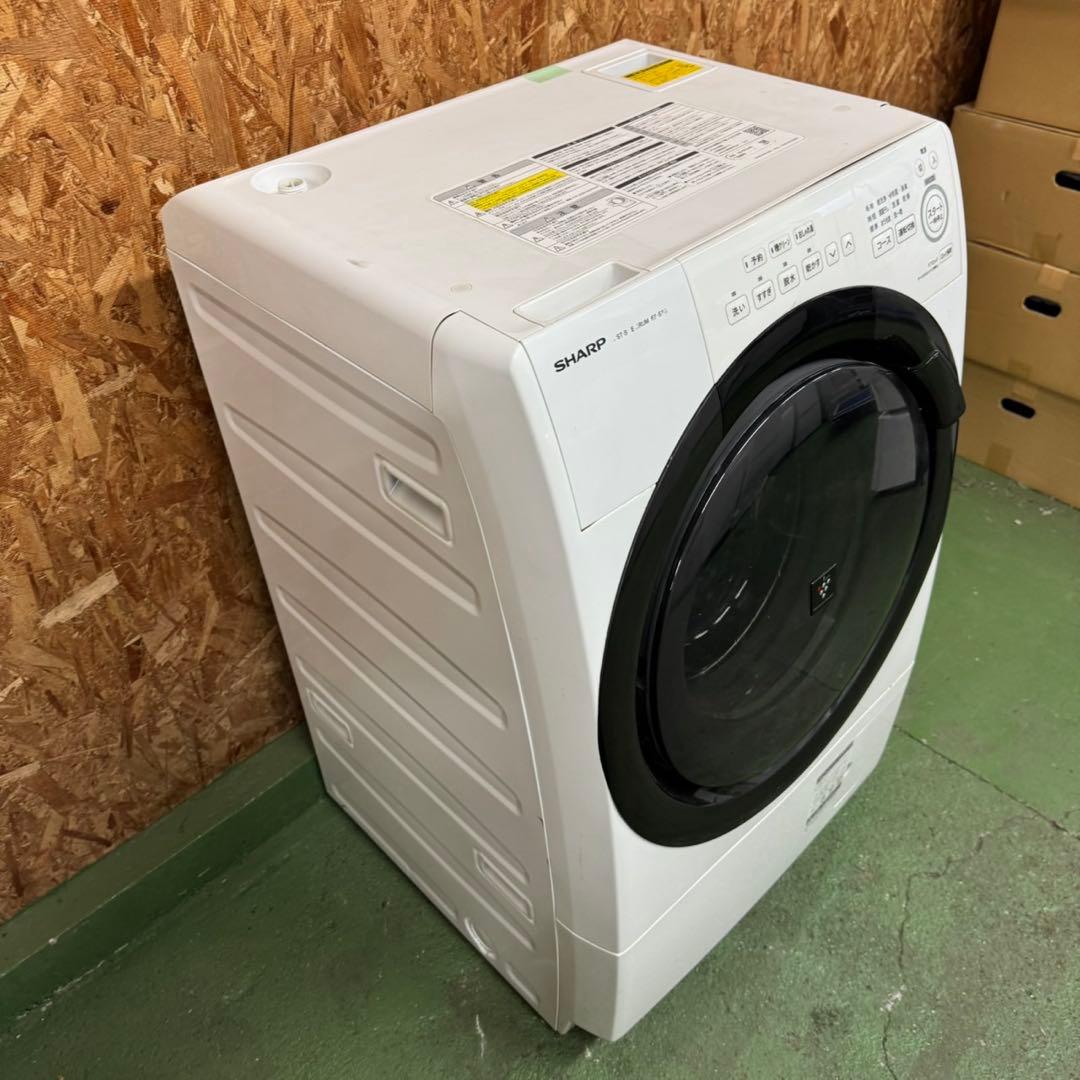 308★2022年製★シャープ　ドラム式洗濯機　7KG 熱乾燥　一人暮らし