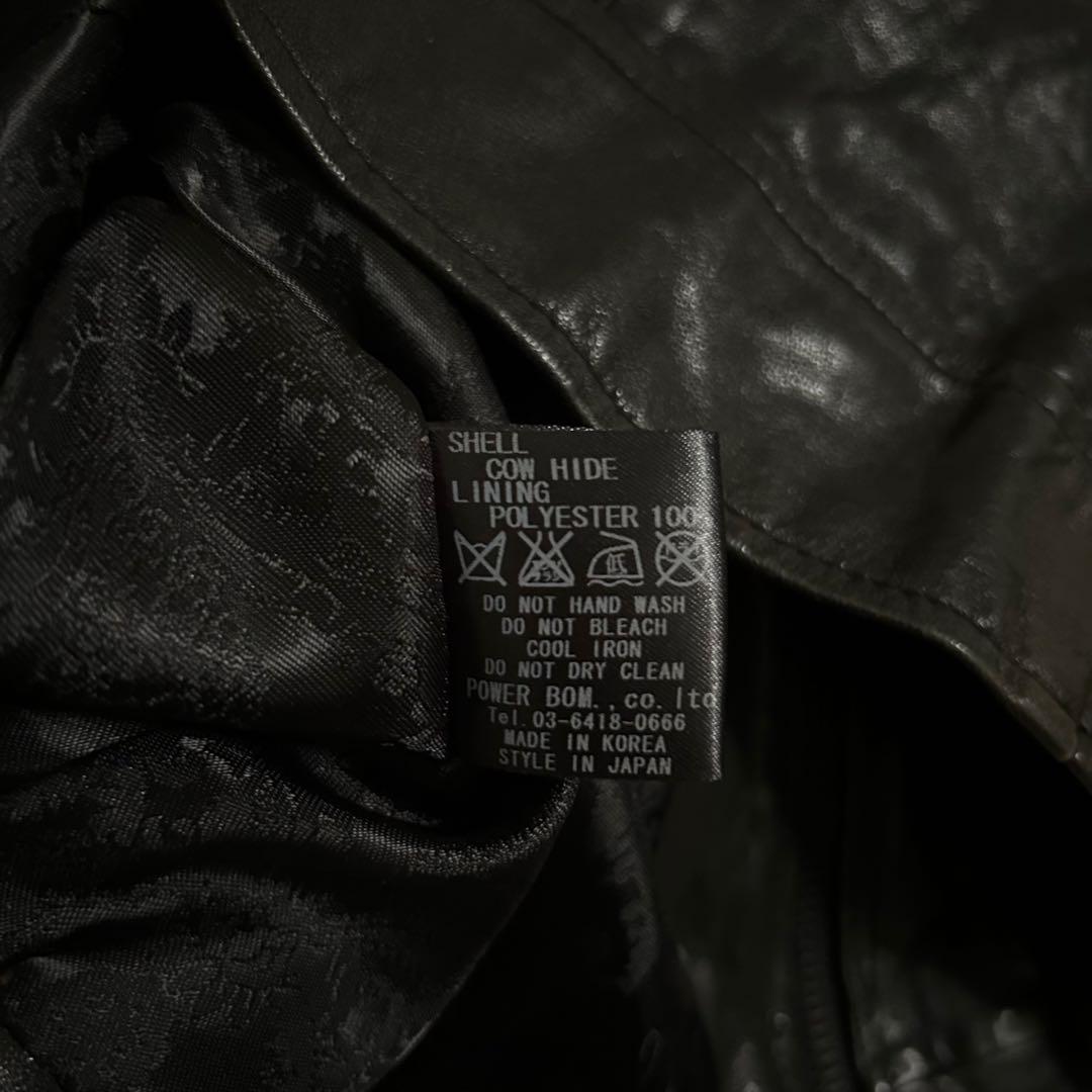 ジャケット・アウター 00s FUGA Zip Design Leather Jacket y2k