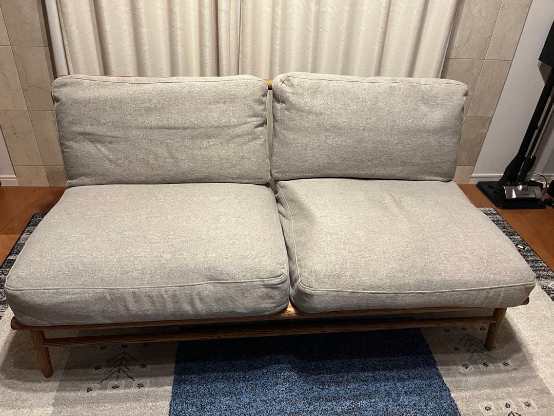 値下げします！ 【美品】モモナチュラル　クラウドソファ2P