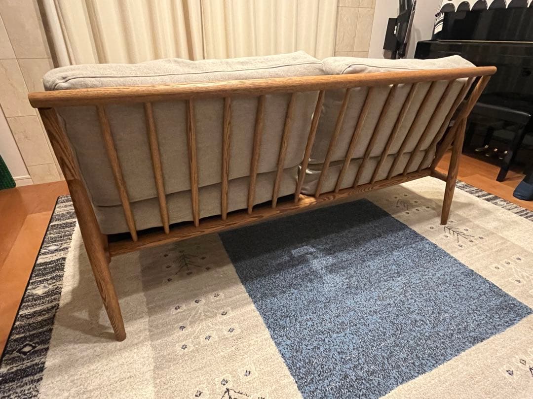 値下げします！ 【美品】モモナチュラル　クラウドソファ2P