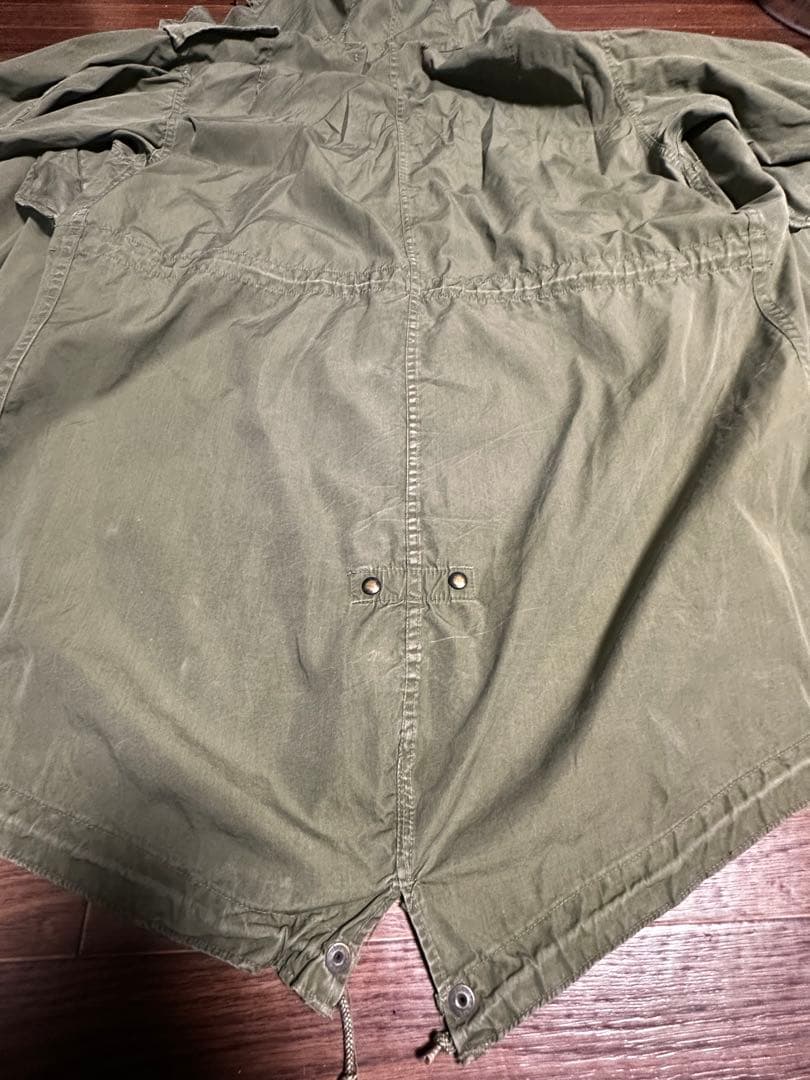 50sミリタリー　SMALLモッズコート M51 ミリタリージャケット　古着