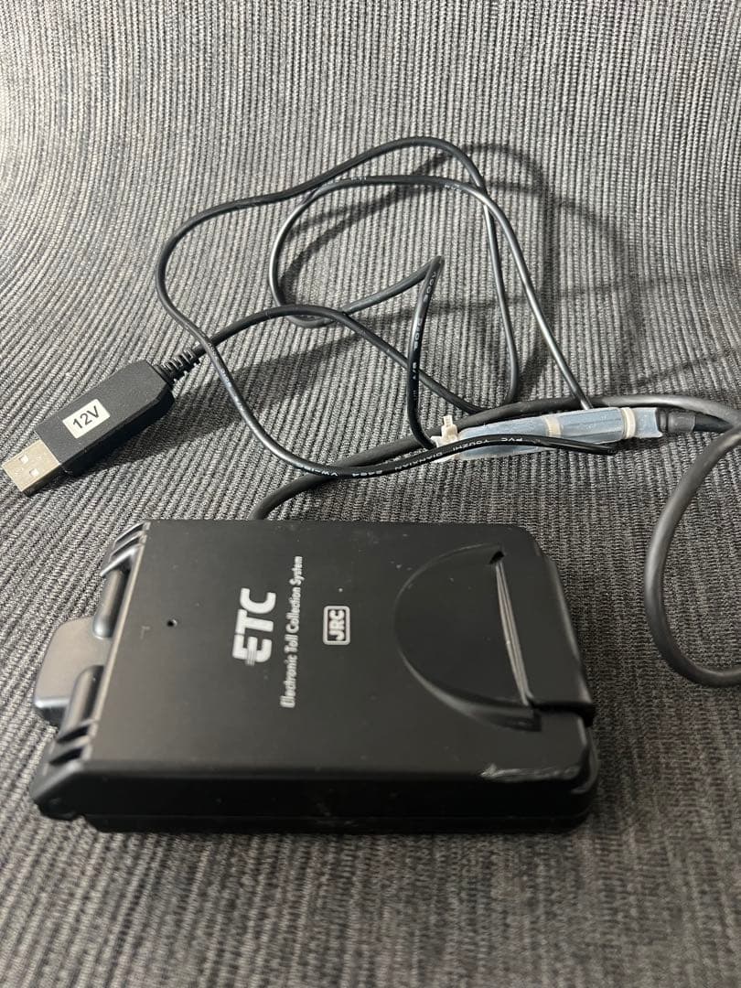 バイクETC USB配線加工済み ETC車載器一 体型 JRM-12 ETC