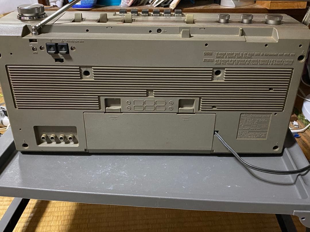 SONY CFS-V2 昭和レトロ ラジカセ 動作確認済み ビンテージ カセット