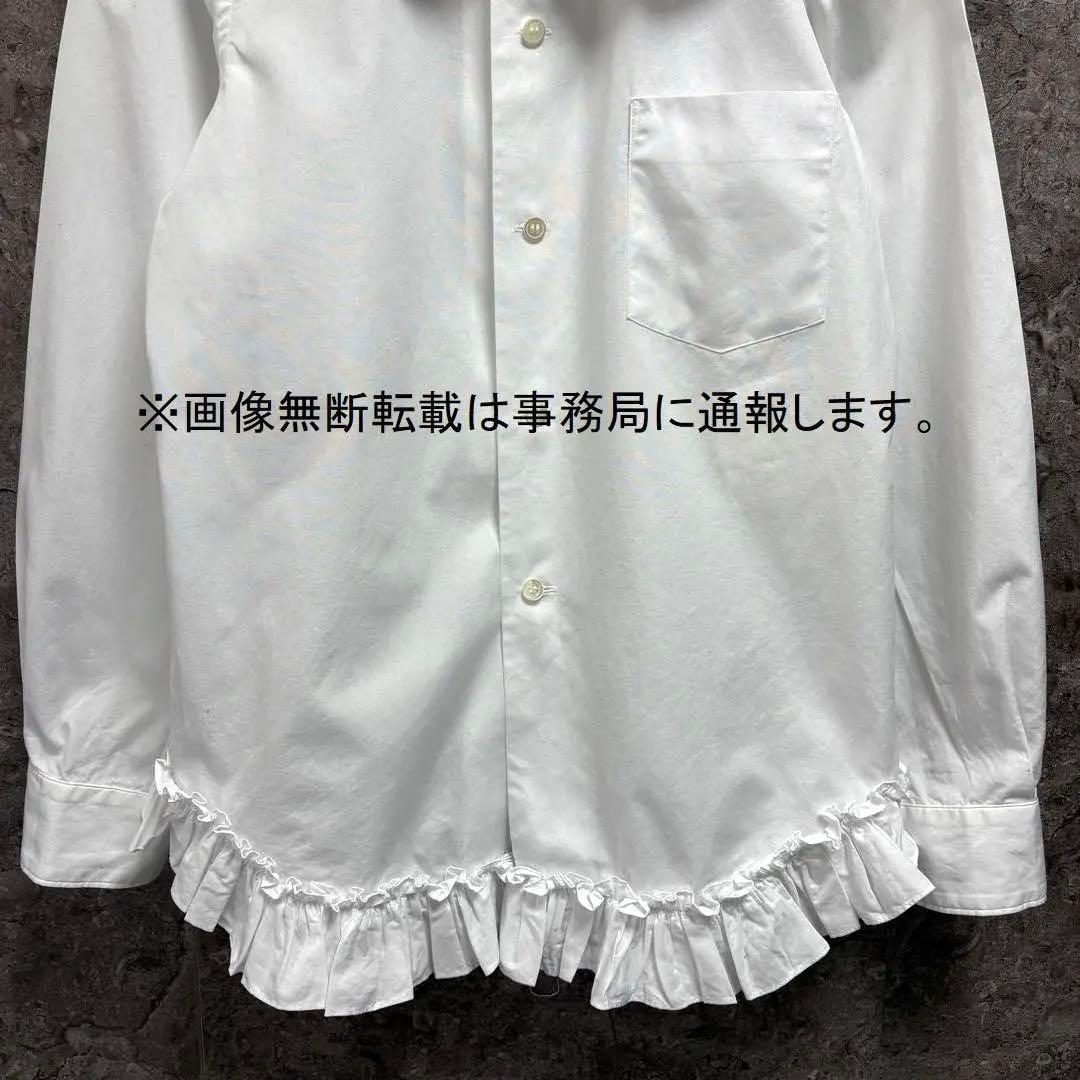 2023SS コムデギャルソン ガール フリル 丸襟 ブラウス/シャツ XS