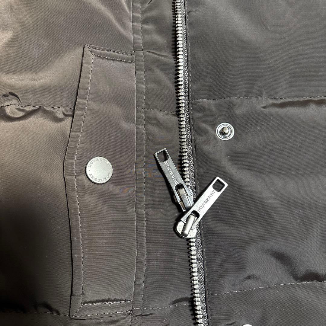 バーバリーロンドン ダウンベスト ノバチェック黒 サイズ40