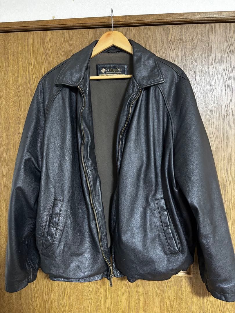 columbia コロンビア　レザージャケット　XLサイズ