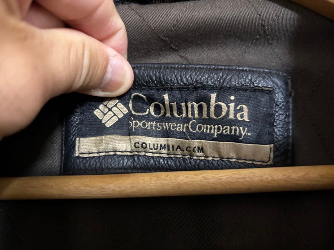 columbia コロンビア　レザージャケット　XLサイズ