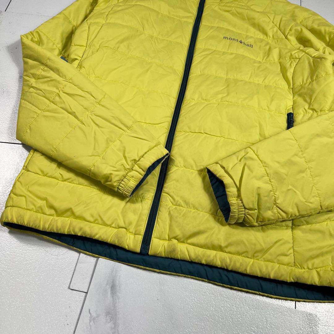 mont-bell モンベル サーマランド パーカ リバーシブル 黄青 L