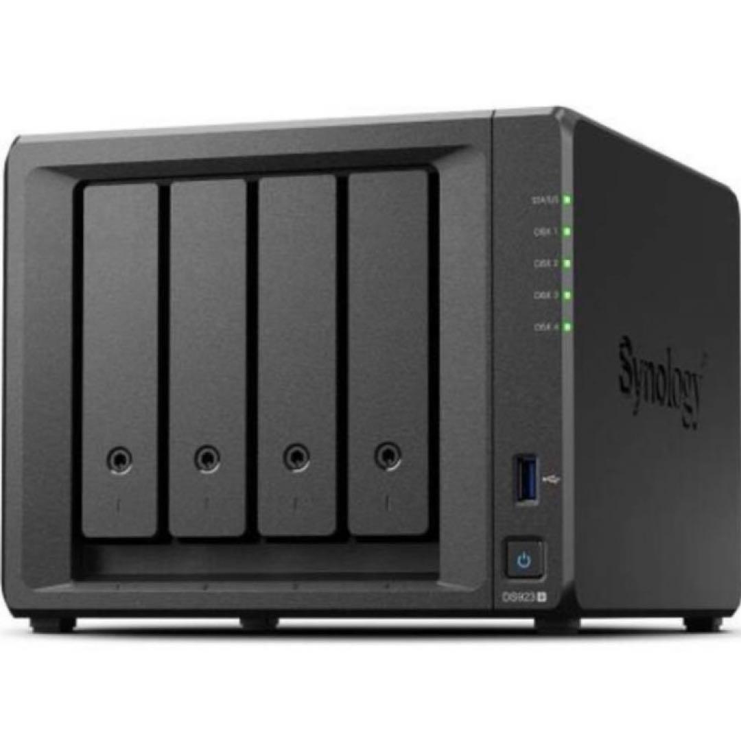 新品 Synology DS923+ 4ベイ NASキット