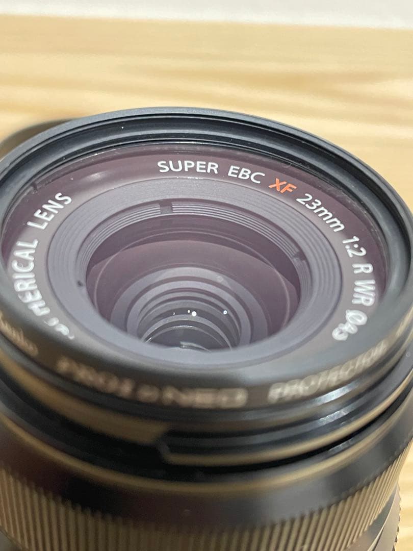 ほぼ未使用 Fujinon XF23mm F2とTokyoGrapherフィルタ