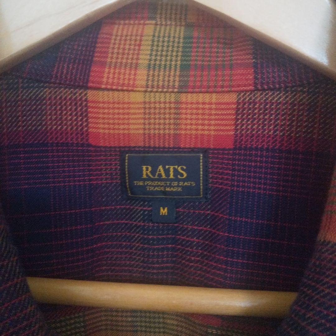 RATS ラッツ MULTI COLOR CHECK SHIRT 木村拓哉
