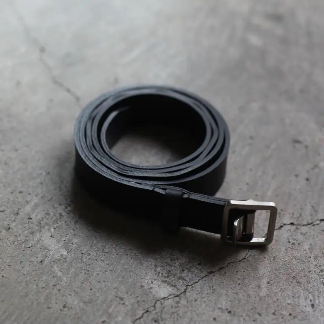YOKE（ヨーク）Narrow Leather Belt