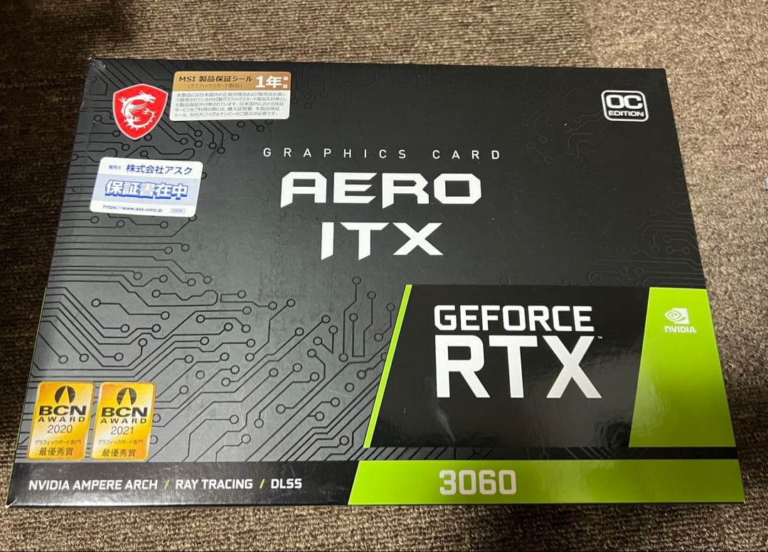 グラフィックボード・グラボ・ビデオカード MSI GeForce RTX 3060