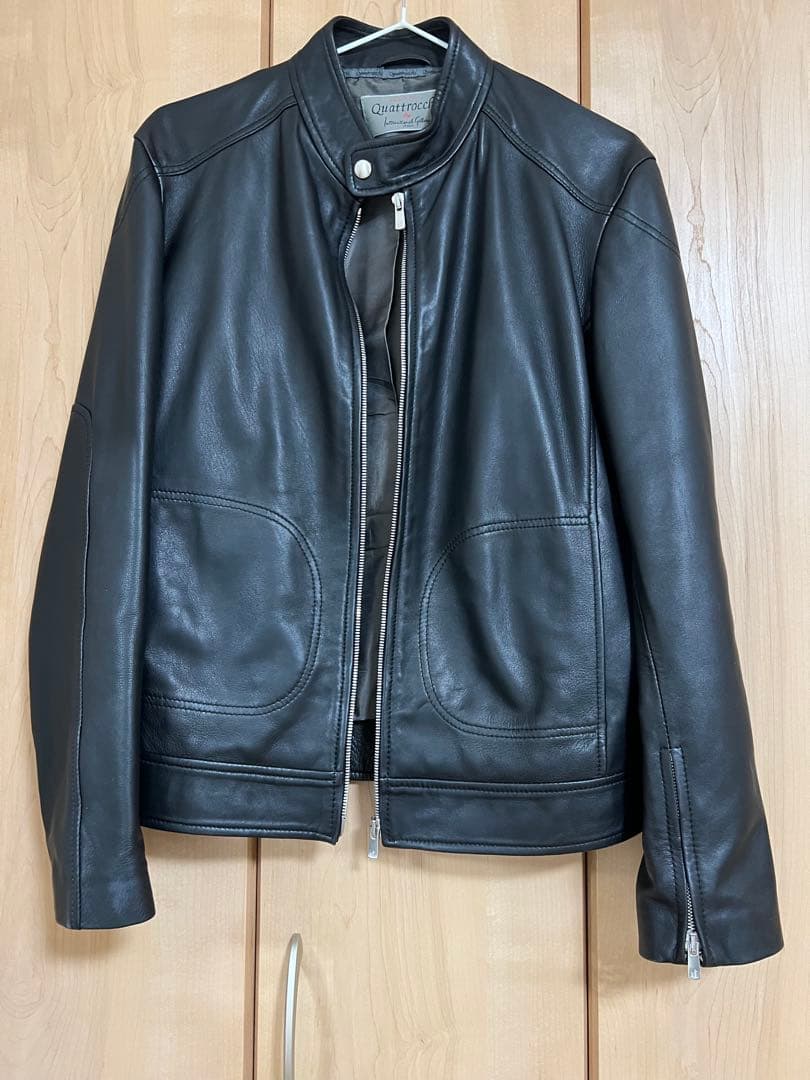 【使用期間1ヶ月未満の美品】BEAMS シープスキン ライダースジャケット Ⅱ