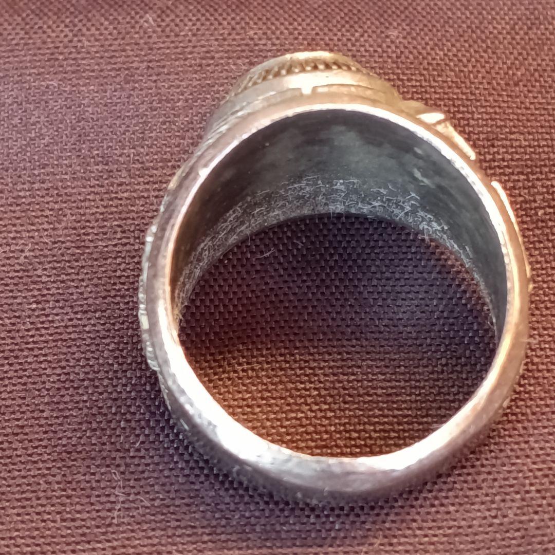 12号　マクドナルド　指輪　リング　従業員限定　シルバー色　ビンテージ