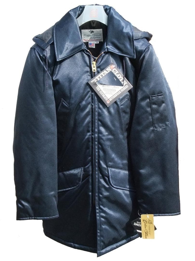 【38 新品 デッドストック】Spiewak タイタンクロス＞パーカ 濃紺 02