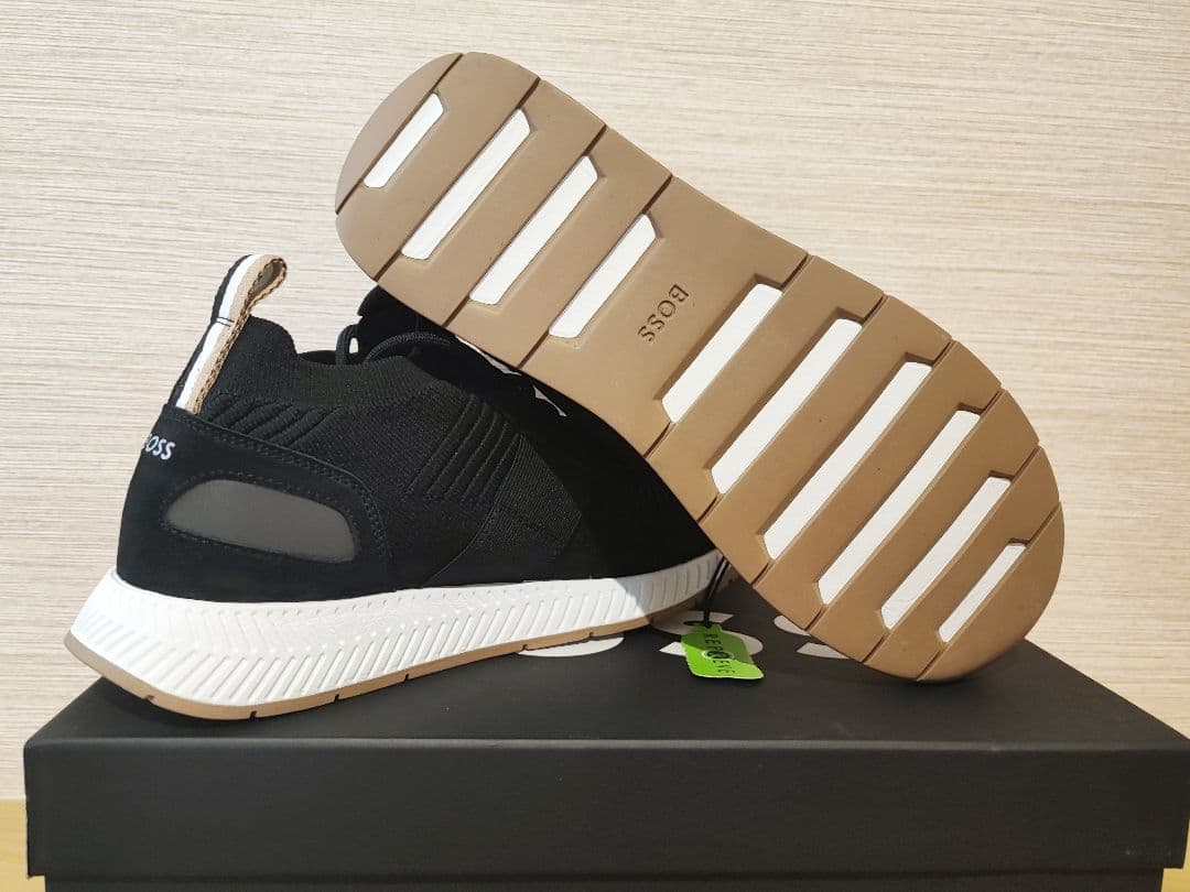 BOSS REPREVE(R)アッパー ニット スニーカー サイズ　　40