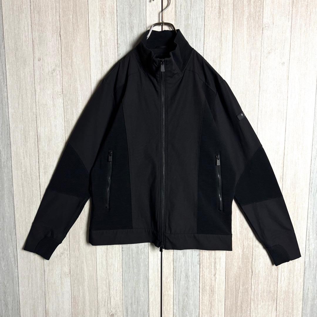 3600【未使用級・極美品】タトラス 袖ワッペンロゴ 切替 トラックジャケット
