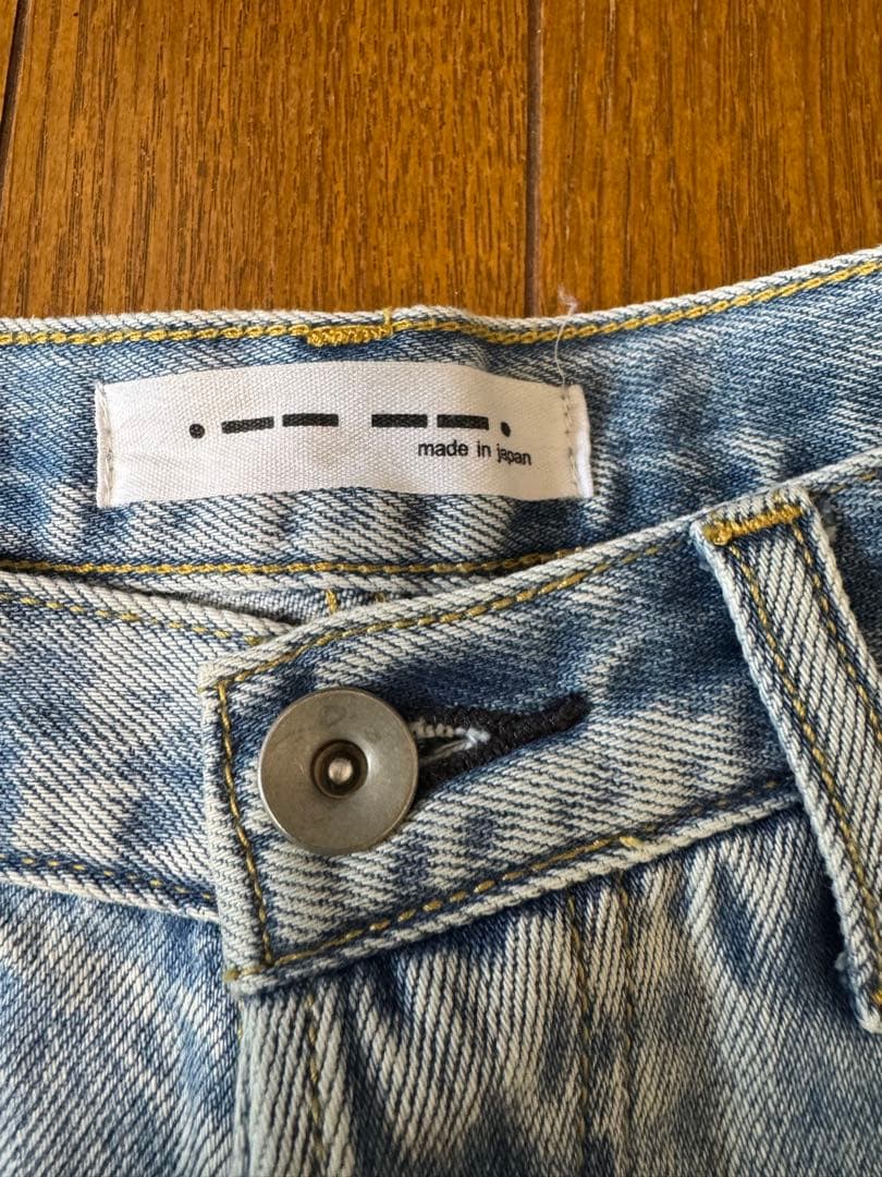 Whim Gazetteウィムガゼット　ラインカーブデニム　サイズ36