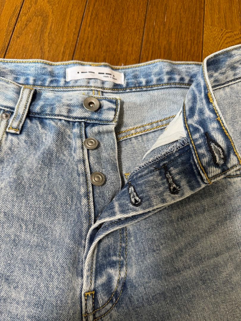 Whim Gazetteウィムガゼット　ラインカーブデニム　サイズ36