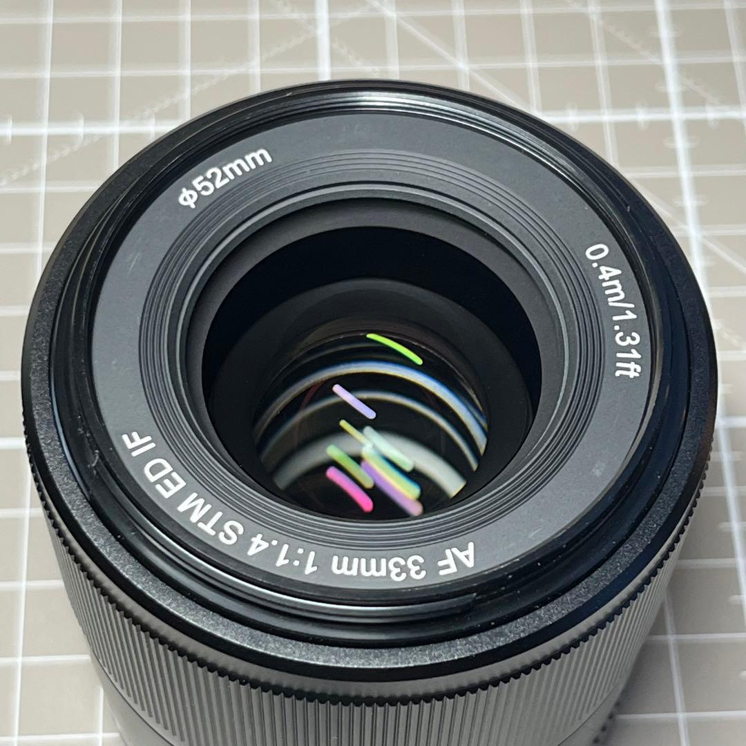 美品 VILTROX AF 33mm F1.4 STM ED IF Xマウント