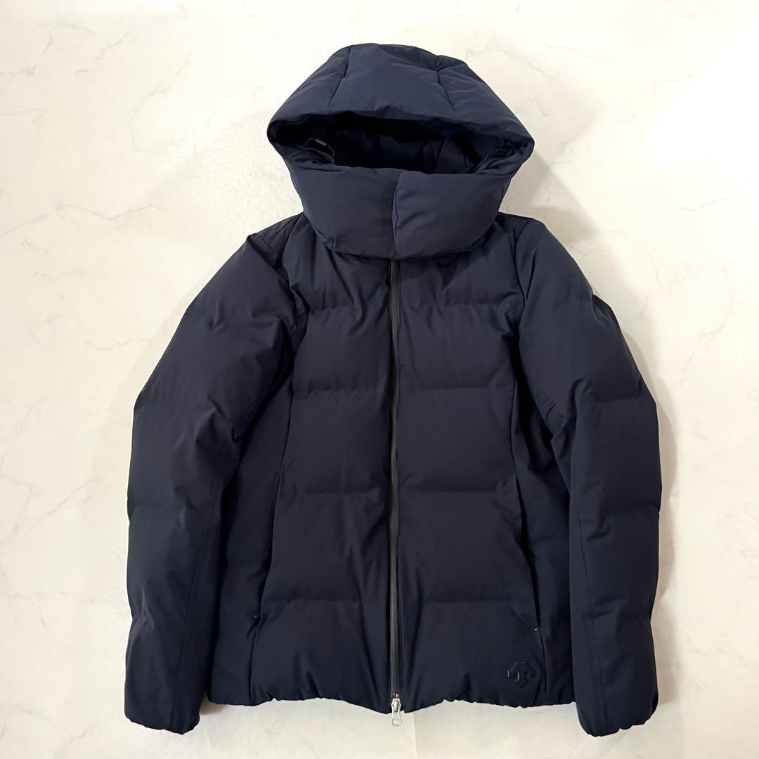 高級 デサントオルテライン 水沢ダウン ANCHORネイビー ダウンジャケット